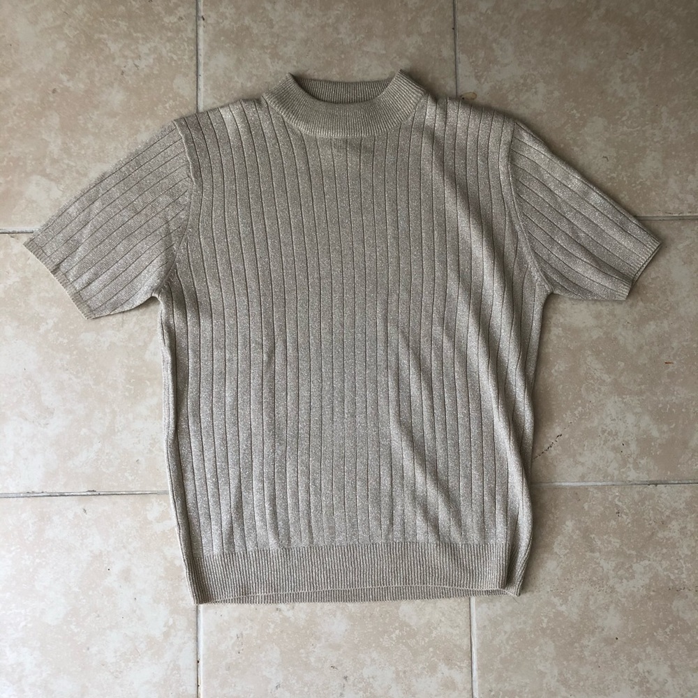 Sag Harbor Women’s Metallic Sweater